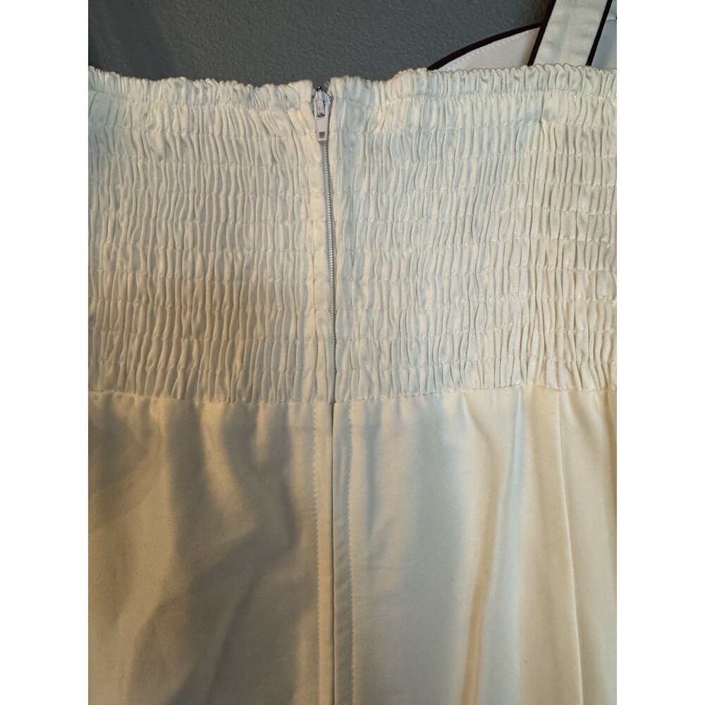R&K Originals Floral Sundress Womens 18 White Coral Sleeveless Fit Flare NWT - Picture 5 of 10